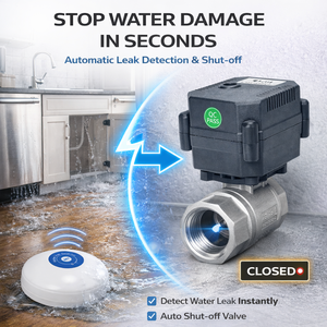 Controlador WiFi Tuya App para Detección de Fugas de Agua y Cierre Automático OEM FH-MO/FH-S, Conexión Directa de Fábrica - Product Image 3