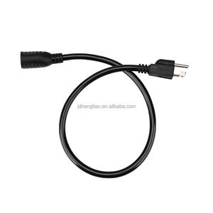 <span class=keywords><strong>Rallonge</strong></span> électrique extérieure robuste, prise 3 broches NEMA 5-15, <span class=keywords><strong>rallonge</strong></span> électrique courte, 125V 13A 1625W 16/3AWG, noir - Product Image 6