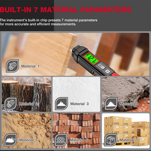 Medidor de Humedad de Madera Habotest HT67 con Pantalla Digital, 7 Modos de Material y Sonda de Alta Resistencia - Product Image 3