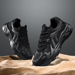 Осенние унисекс кроссовки большого размера, дышащие, повседневные, с верхом из натуральной кожи, подошвой из ЭВА, модные, универсальные, спортивные. - Product Image 3