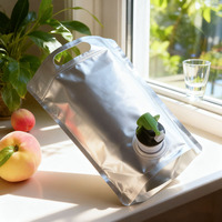 Prix d'usine, sachet liquide de qualité alimentaire, 3L 5L 10L 20L, sachet en aluminium, en stock pour l'emballage du vin, du jus, du café, thermoscellage