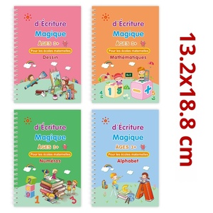 Cuaderno de Práctica <span class=keywords><strong>para</strong></span> Niños en Inglés, Alemán, Francés, Árabe, Ruso y <span class=keywords><strong>Español</strong></span>, con Páginas de Cartón Blanco, Modelo de Comercio Exterior, Tapa Dura - Product Image 6
