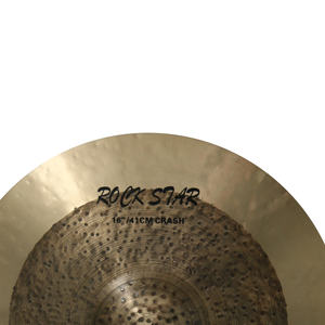 Platillos de fabricación profesional B25 Rock Star Series 16 "<span class=keywords><strong>Crash</strong></span> Drum Cymbal para percusión - Product Image 2