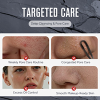 ATOANY Soin du visage Nettoyant en profondeur Exfoliant Peau lisse Masque facial en bâtonnet Argile volcanique d'Alaska avec collagène