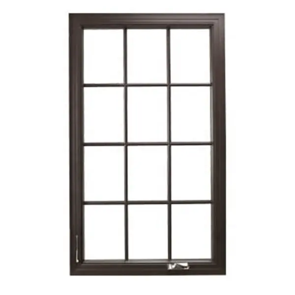 Buatan kustom pabrik kinerja baik jendela kayu model pintu Low-e Glass Crank jendela terbuka Casement jendela kayu