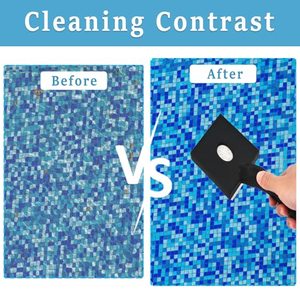 แปรงทำความสะอาดบาร์บีคิวแบบพกพา Double Clean พร้อมหัวเปลี่ยนได้ ด้ามจับ PP ทนทาน น้ำหนักเบา ขนาด 10 นิ้ว ขนแปรงสีดำ - Product Image 4