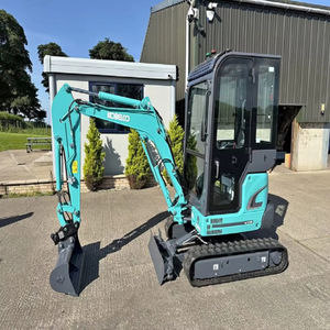 Mini-excavatrice sur roues Nme10 d'occasion, 1 tonne, équipement de construction haute efficacité avec moteur, pompe et boîte de vitesses - Product Image 6