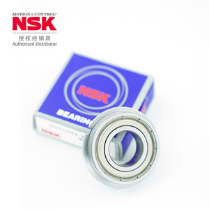 Rodamiento de Bolas de Ranura Profunda NSK 6300 10x30x9 mm ZZ Sellado de Una Hilera de Acero Cromado P0 Métrico para Planta de Fabricación - Product Image 4