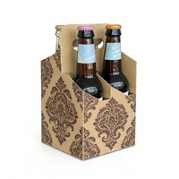 Support portable en carton pour bières et boissons, idéal pour les soirées de la Coupe du Monde et les réunions entre amis