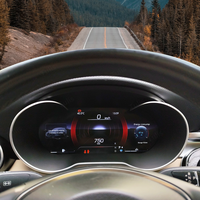 Tulis HUD Kompatibel Virtual Cockpit untuk Mercedes Benz V Class W447 2016-2019 Speedometer LCD Lengkap Instrumen Dashboard