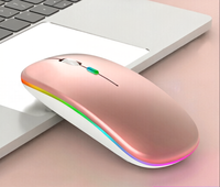 Souris sans fil personnalisée, rechargeable, mince, ergonomique, TYPE-C, verticale, RGB, 4 boutons, souris sans fil pour le bureau