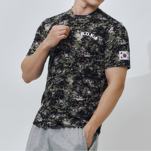 ROKA-Camiseta de manga corta con camuflaje Digital del ejército de Corea, camiseta de entrenamiento táctico de estilo militar, ropa deportiva informal transpirable - Product Image 5