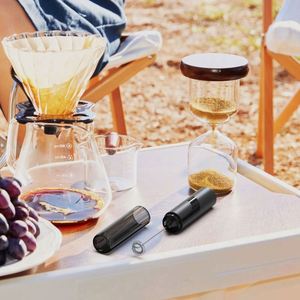 Electrical Milk Frother With Sleeve <b>Coffee</b> Frother Battery-operated Milk Frother Foam <b>Maker</b> <b>Coffee</b> Tool - Product Image 3