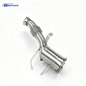 High Performance for BMW B58 X5 X6 735 740 3.0T Downpipe with OPF High Flow Stainless Steel Turbocharger Exhaust Pipe <b>polishing</b> - Product Image 3