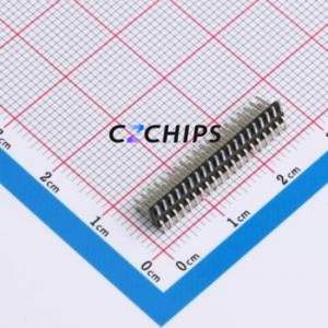 PZ1.27-US2S-20A Pin Header SMD,P=1.27mm Connector ( Pin Structure: 2x20P )( Pitch: 1.27mm )( Row Spacing: 1.27mm ) - Product Image 2