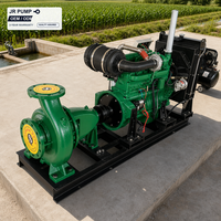 Pompe à eau centrifuge horizontale à haut débit de 35 CV, en fonte, pour l'irrigation des fermes agricoles et l'arrosage des champs