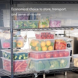 500ml 650ml 750ml 950ml 1000ml Rectangle Detachable Disposable <b>Clear</b> Microwavable PP Plastic Lunch Box Food <b>Containers</b> with Lid - Product Image 3
