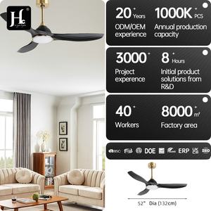 6-Speed Dimmable Noiseless <b>LED</b> Remote Control <b>Ceiling</b> <b>Fan</b> for Bedroom and Living Room - Product Image 4