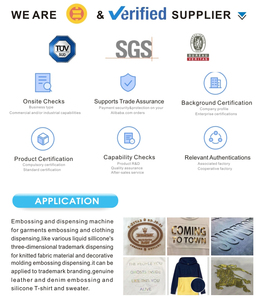 Mẫu Khay Kép Đa Năng Máy Dập Nổi Ép Nhiệt Thủy Lực Bằng Da 3D Logo Hai Mặt Cho Áo Phông - Product Image 6