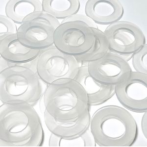 Anillos de Sellado para Accesorios Eléctricos Industriales Personalizados, Anillos en O Transparentes Blancos, Anillo de Sellado de Alta Temperatura - Product Image 2