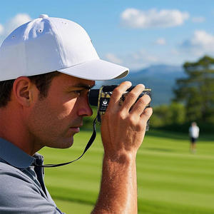 डिजिटल ऑप्टिकल पावर मीटर तीरंदाजी शिकार रेंज 7x ज़ूम ip54 वाटरप्रूफ एलसीडी डिस्प्ले गोल्फ के लिए लेजर रेंजफाइंडर - Product Image 5