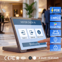 Android 14 Masaüstü Kiosk Yüksek Performanslı Poe L-tipi Tablet PC 11 İnç 4GB ROM 64GB RAM Ticari İnteraktif Ekran için