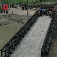 Puente Bailey de Acero Pesado de Alta Calidad para Construcción de Puentes con Estructura de Acero, Grado Q345B-Q460C, Modelo CB100