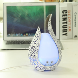 Difusor de Aromas Yx 261 con Diseño Agrietado, Mini Humidificador Ultrasónico de Escritorio para Uso Doméstico, Tanque de Agua de 0.5L, Luz LED, Temporizador de 2 a 8 Horas - Product Image 2