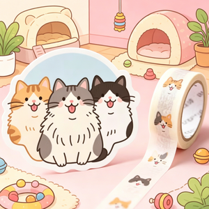 Pegatinas personalizadas de animales de dibujos animados, etiquetas para niños, papel de vinilo troquelado, suministros escolares y pegatinas de recompensa para niños - Product Image 3