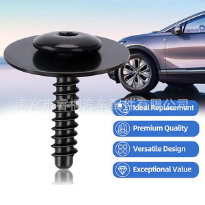 Shuangxuan Fixateur en acier pour écrou de pare-chocs et goupille de fixation, pour doublure d'aile, garde-boue, protection avant et pare-éclaboussures - Product Image 3
