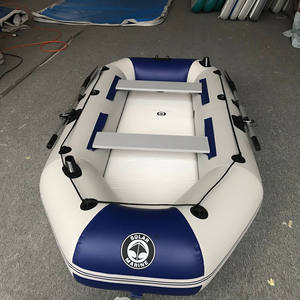 Bateaux à rames solaires pour 4 personnes, 3 m, 9,8 pieds, 300 cm, kayak gonflable, support hors-bord en option, auvent, rames, plancher gonflable, protection - Product Image 5