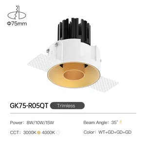 Xrzlux Etl Inbouw Led Downlights 10W 15W 220V Aluminium Anti-Glare Led Plafond Spotlights High-End Indoor Verlichtingsarmaturen