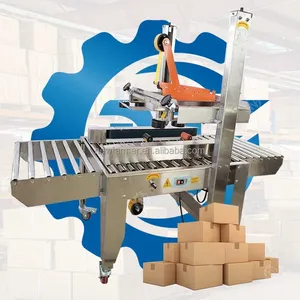 Automatic Paper Box Case Former Packaging Machine Carton Box Forming Sealing Cartoner