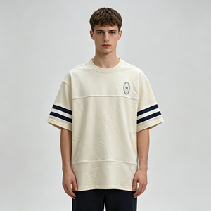 T-shirts pour hommes en coton uni surdimensionnés personnalisés, poids lourd, <span class=keywords><strong>grande</strong></span> <span class=keywords><strong>taille</strong></span>, confortables, t-shirts pour hommes de <span class=keywords><strong>grande</strong></span> <span class=keywords><strong>taille</strong></span> - Product Image 1