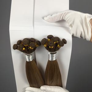 Extensiones de Cabello Humano Tejidas a Mano, Precio de Fábrica Directo de Jasminebeauty, Gran Venta - Product Image 3