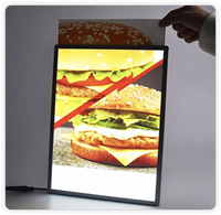 Panneau d'affichage vertical Bannière d'exposition Boîtes à lumière LED à cadre en aluminium à 2 faces Boîte à lumière publicitaire pour salon professionnel