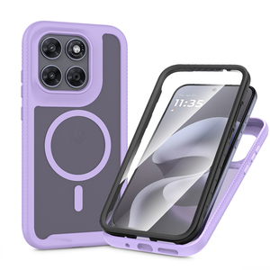 Robuste 360 °   Étui de protection intégrale pour Motorola G77, <span class=keywords><strong>coque</strong></span> robuste antichoc avec protection d'écran intégrée, anneau magnétique - Product Image 6