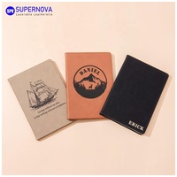 Carnet en cuir PU vierge pour gravure laser, journal personnalisé à couverture rigide en lin, carnet A5 rechargeable traité au laser OEM/ODM