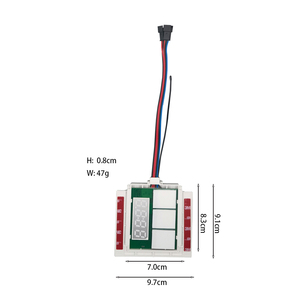 Chuyên nghiệp 12V 60 Wát thời gian hiển thị nhiệt độ defogger cảm ứng mờ Thiết bị chuyển mạch Radar cảm biến chuyển đổi cho tủ <span class=keywords><strong>LED</strong></span> ánh sáng - Product Image 6