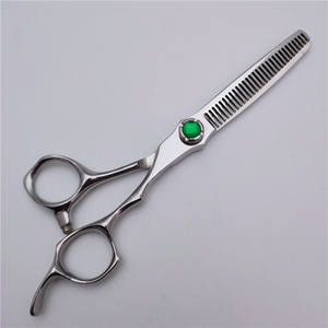 Ciseaux à cheveux personnalisables, ciseaux à effiler de 6,0 pouces, 30 dents, acier inoxydable 440C, ciseaux plats pour droitiers - Product Image 4