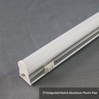 Tube lumineux intégré T5-0402 pour PC, connectable en série, bande LED longue à rainures sombres pour usage intérieur, certifié ROHS