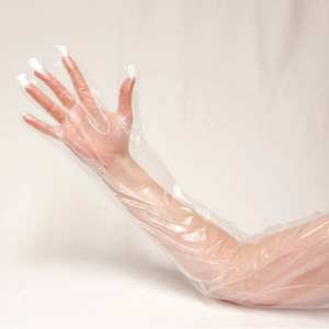 Пластиковые перчатки одноразовые с длинными рукавами LDPE перчатка для ветеринарного использования искусственное оплодотворение - Product Image 3