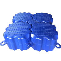 Dock flottant de haute qualité en HDPE de la marque Botai, protection UV, étanche, durable, pour aquaculture, bateaux, yachts, quai maritime 500x500x400mm