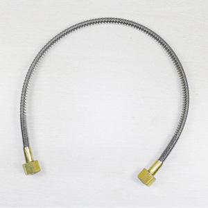 Stainless Steel Metal <b>Hose</b> G5/8 1 Meter For Chemical Industry High Pressure <b>Gas</b> Conduction Tube - Product Image 1