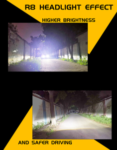 Faros delanteros para coche, bombillas antiniebla R8 H4 110W 20000LM LED H7 canbus H1 H3 H11 9005 9006 55W 20000lm 6000K - Product Image 5