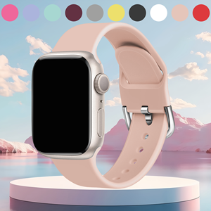 حزام ساعة سيليكون لساعة أبل 49 ساعة فاخرة 45 شبشب 44 49 - Product Image 3