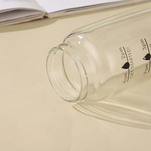 High Borosilicate Glass Water <b>Bottle</b> With Graduated Markings Large Capacity Student Sports Drinkware Eco Friendly Gift Cup - Product Image 4