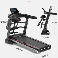 Caminadora Eléctrica Plegable Portátil para Uso Doméstico, Compacta, para Ejercicio en Interiores, con Velocidad Ajustable y Múltiples Programas de Ejercicio