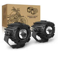 Vente en gros de phares de moto MT20 2 pouces 12V 30W blanc jaune LED projecteur