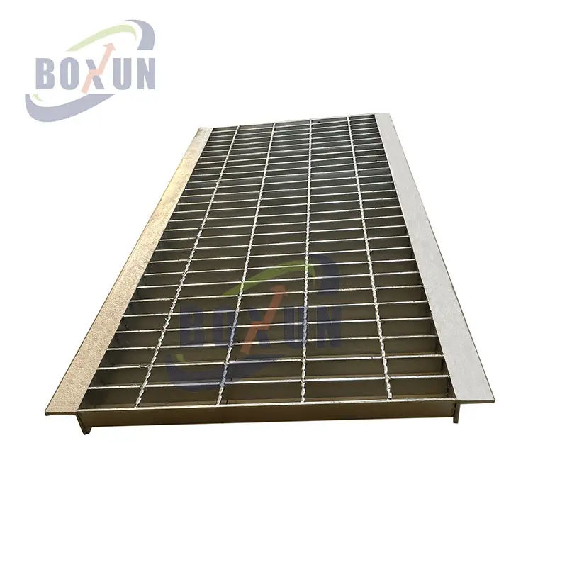 Factory Supply Thermisch Verzinkt Metalen Staal Raspen Met Staaf Bar Voor Drainage/Gutter Cover/Loopbruggen